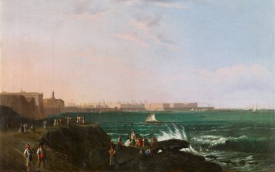 Utsikt over Cadiz av Manuel Barron y Carrillo