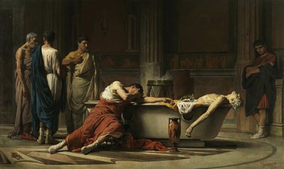 Senecas død av Manuel Dominguez y Sanchez