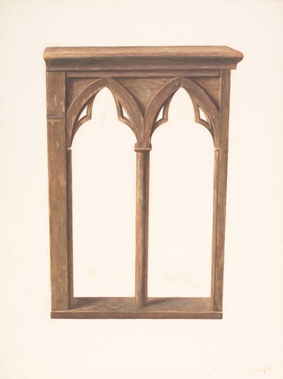 Altar Rail Gate, ca. 1939. av Manuel G. Runyan