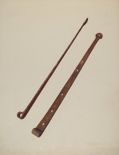 Stopphengsler, ca. 1939. av Manuel G. Runyan