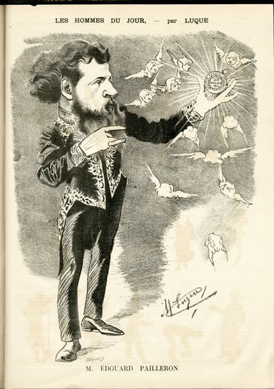 Illustrasjon av Manuel Luque (1854-1919) i La Caricature (1880) av Manuel Luque