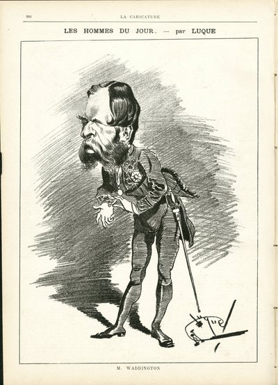 Illustrasjon av Manuel Luque (1854-1919) i La Caricature (1880) av Manuel Luque