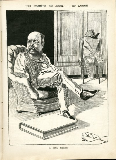 Illustrasjon av Manuel Luque (1854-1919) i La Caricature (1880) av Manuel Luque