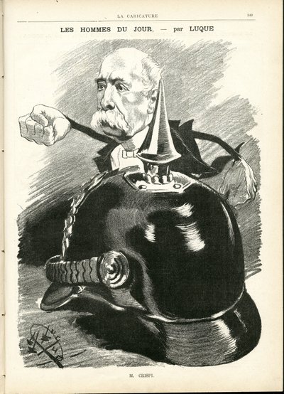 Illustrasjon av Manuel Luque (1854-1919) i La Caricature (1880) av Manuel Luque
