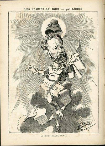 Illustrasjon av Manuel Luque (1854-1919) i La Caricature (1880) av Manuel Luque