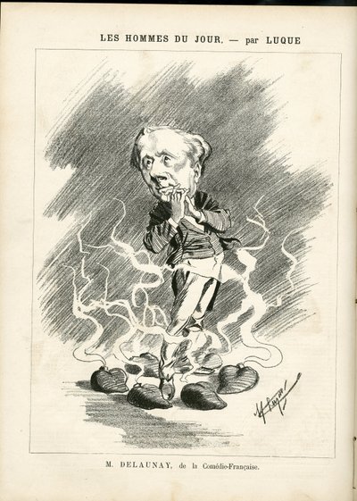 Illustrasjon av Manuel Luque (1854-1919) for omslaget til La Caricature (1880) av Manuel Luque