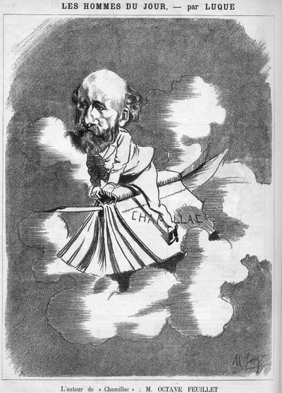 Octave Feuillet (1821-1890) fransk forfatter. av Manuel Luque