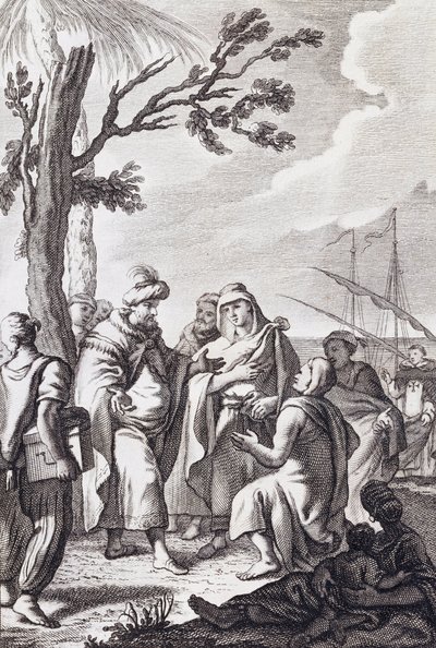 Illustrasjon for "Alger-traktaten" av Miguel de Cervantes av Manuel de la Cruz y Cano