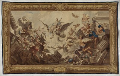 Ødeleggelsen av Armidas palass av Manufacture Royale des Gobelins