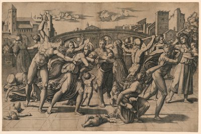 Massacre of the Innocents (uten grantreet) av Marc Antonio Raimondi