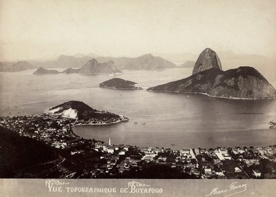 Utsikt over Botafogo, Brasil av Marc Ferrez