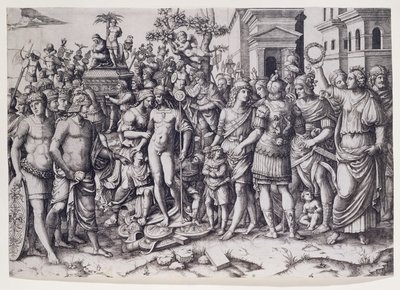 En triumf (gravering) av Marcantonio Raimondi