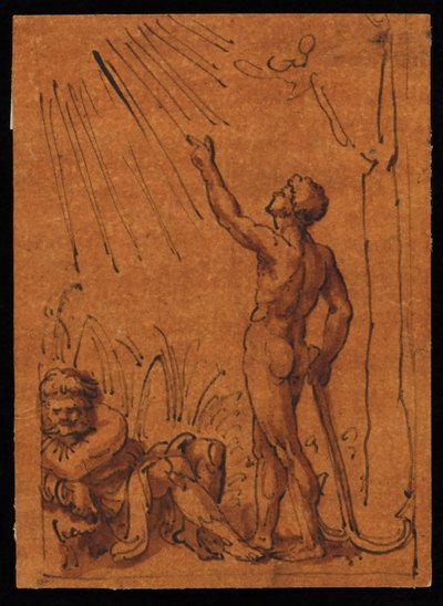 Allegori om solen og jorden av Marcantonio Raimondi