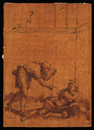Cymon og Iphigenia av Marcantonio Raimondi