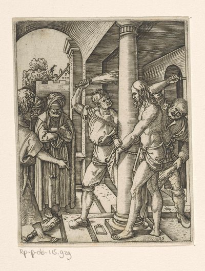 Kristi svøpe Passion of Christ (serietittel) av Marcantonio Raimondi