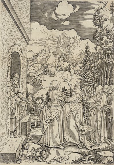 Marias besøkelse av Marcantonio Raimondi