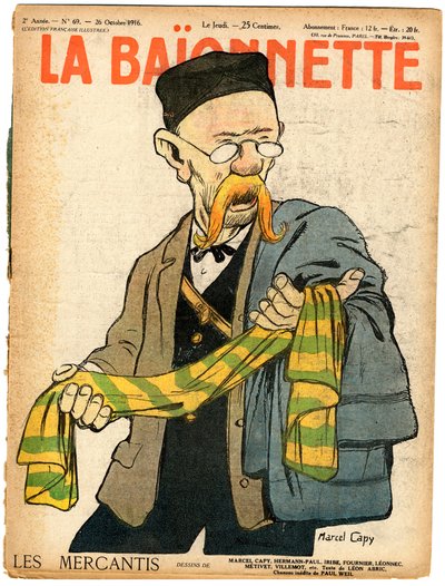 Cover av ""La Baionnette"", Satirical in Colors av Marcel Amable O.L. Capy