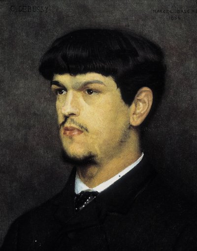 Portrett av Claude Debussy av Marcel Andre Baschet (1862-1941) av Marcel Andre Baschet