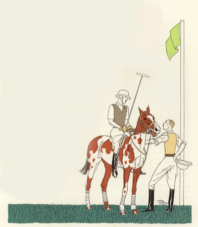 Polo (fargelitografi) av Marcel-Jacques Hemjik