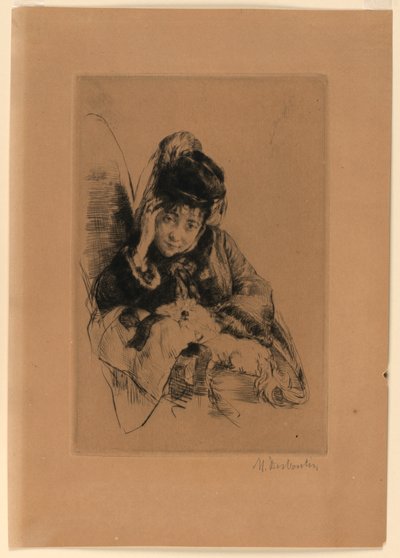 Madame Desboutin av Marcellin Desboutin