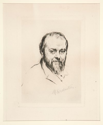 Portrett av J.J. høne av Marcellin Desboutin