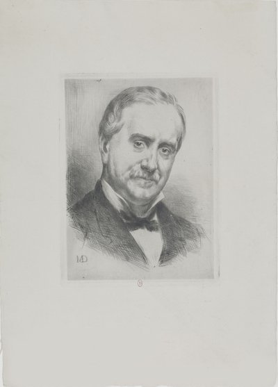 Portrett av Paul Durand-Ruel 1831-1922, 1882. av Marcellin Gilbert Desboutin