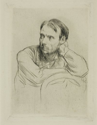 Portrett av Renoir av Marcellin Gilbert Desboutin