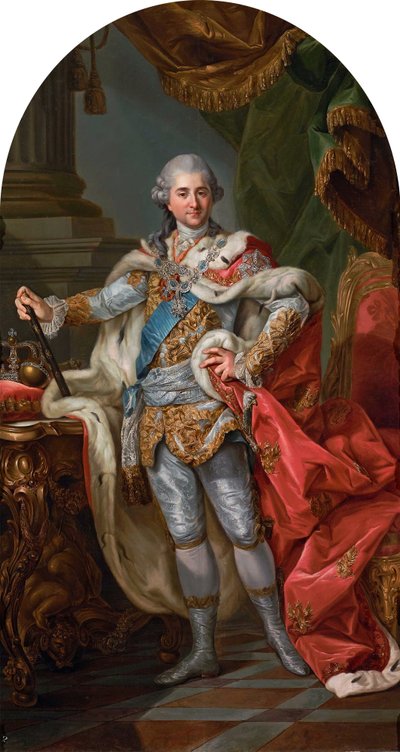 Stanislaus Augustus i kroningskapper av Marcello Bacciarelli