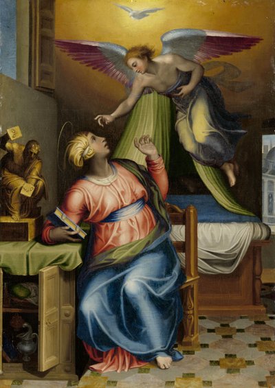 Bebudelsen til Jomfru Maria av Marcello Venusti