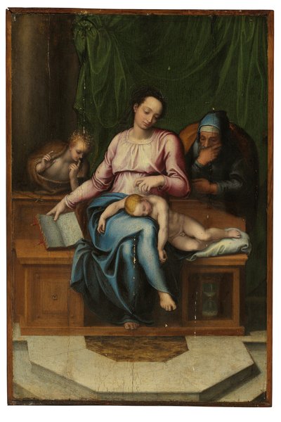 Den hellige familie av Marcello Venusti