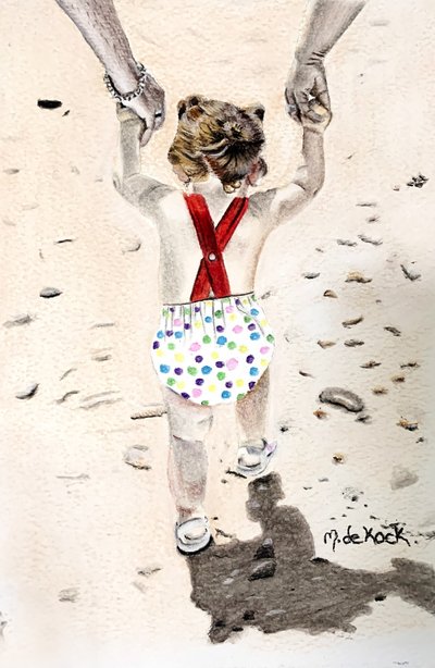 «First Steps»-strandtur av Marchelle de Kock