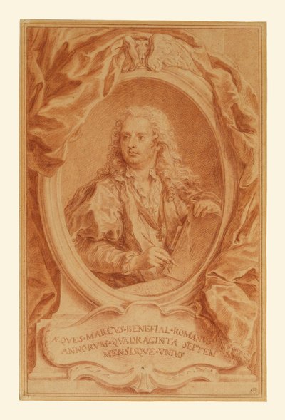 Selvportrett av Marco Benefial