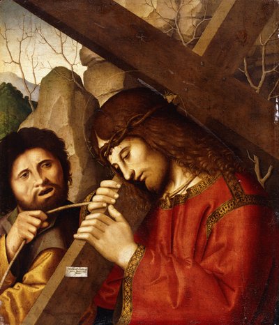Kristus bærer korset, av Marco Palmezzano