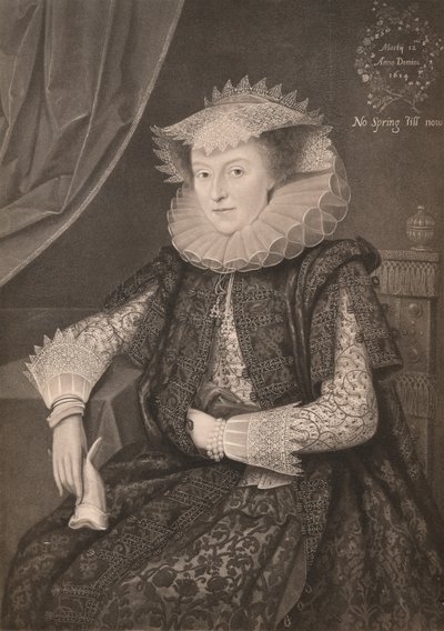 Mary Sidney, grevinne av Pembroke, 1614, 1904 av Marcus Garret Gheeraerts the Younger