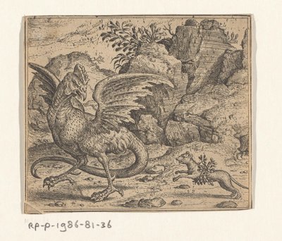 Fabel om basilisken og veslen av Marcus Gheeraerts (I)
