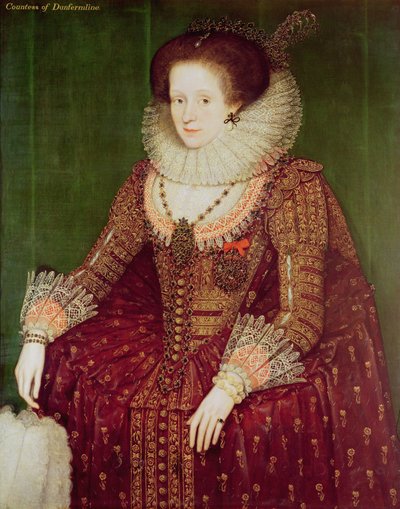 Margaret Hay, grevinne av Dunfermline av Marcus Gheeraerts