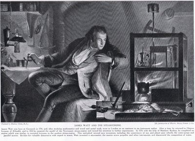 James Watt and the Steam-Engine, illustrasjon fra 