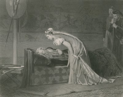 Lear og Cordelia, kong Lear av Marcus Stone