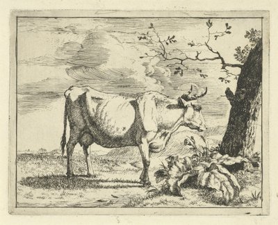 Stående ku for tre Storfe og griser (serietittel) av Marcus de Bye