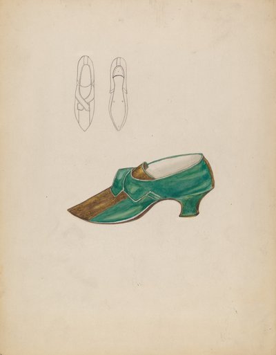 Tøfler, ca. 1936. av Margaret Concha