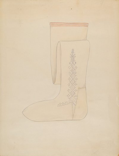 Strømper, c. 1936. av Margaret Concha