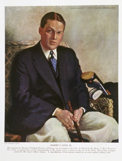 Portrett av Bobby Jones, 1930 av Margaret Fitzhugh Browne