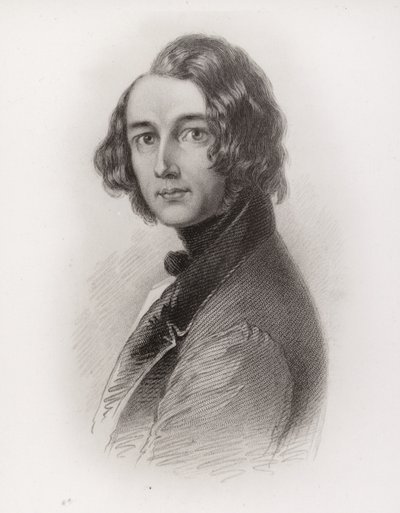 Charles Dickens (1812-1870), engelsk forfatter, 1844 av Margaret Gillies