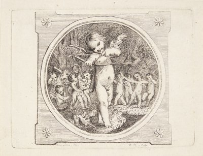 Amor med pil og bue av Marguerite Louise De Lorme du Ronseray