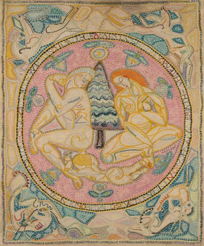Familien (til minne om en sommer i de hvite fjellene) av Marguerite Zorach