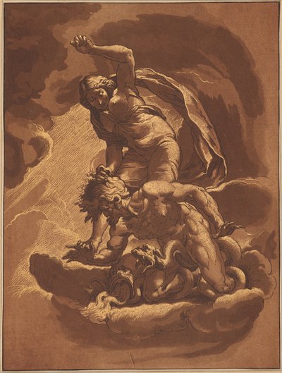 Sannhetens triumf over misunnelse av Maria Catharina Prestel after Jacopo Ligozzi
