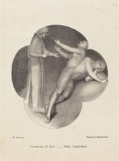Creation of Eve, fra Wells Cathedral av Maria Denman after John Flaxman