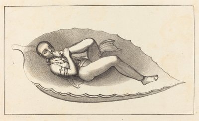 Vishnu, skapende agent for Brahma, holdning, evighetens emblem av Maria Denman after John Flaxman