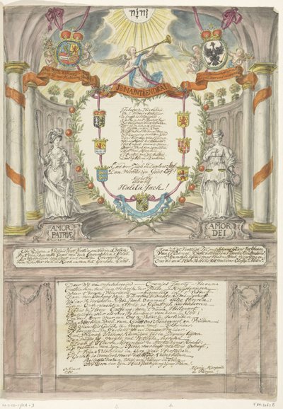 Vers for prinsesse Wilhelmina på førtiårsdagen til prins William V, 1788 av Maria Margaretha la Fargue