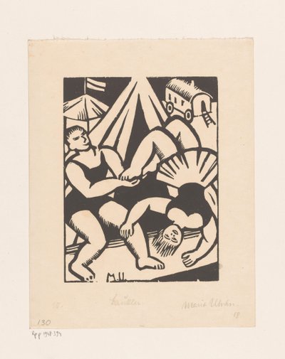 Gaukler (original tittel på objekt) av Maria Uhden (signed by artist)